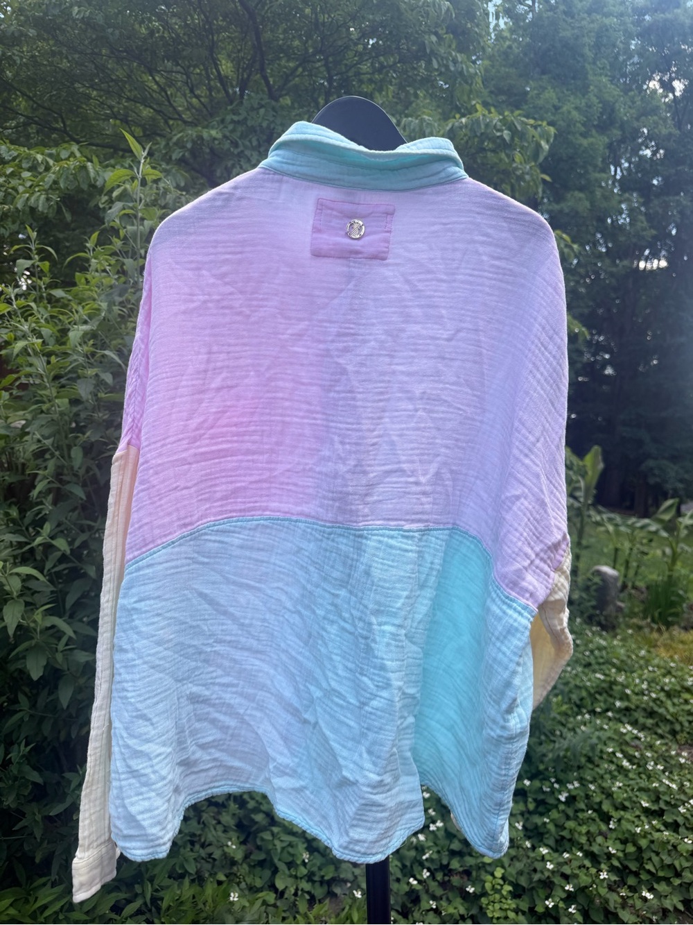 Simply Southern Women’s Pastel Gauze Cotton Shirt- Size XXL - Picture 2 of 8